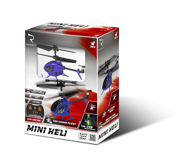 Produktbilde 2 for Fjernstyrt Helikopter R/C S100 Blå Revolt Syma