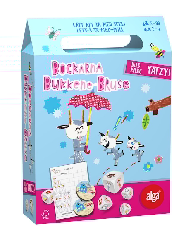 Produktbild 3 för Bockarna Bruse Yatzy, Alga (SE/NO)