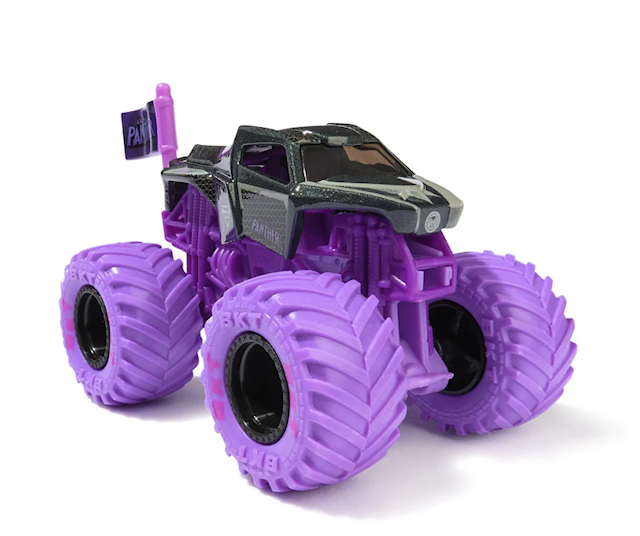 Tuotekuva 2 - Monster Jam 1:64 Marvel Single-Black Panther V2