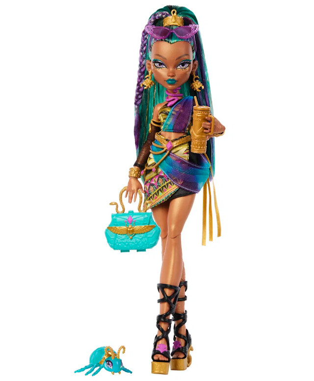 Produktbild 1 för Monster High Modedocka Nefera