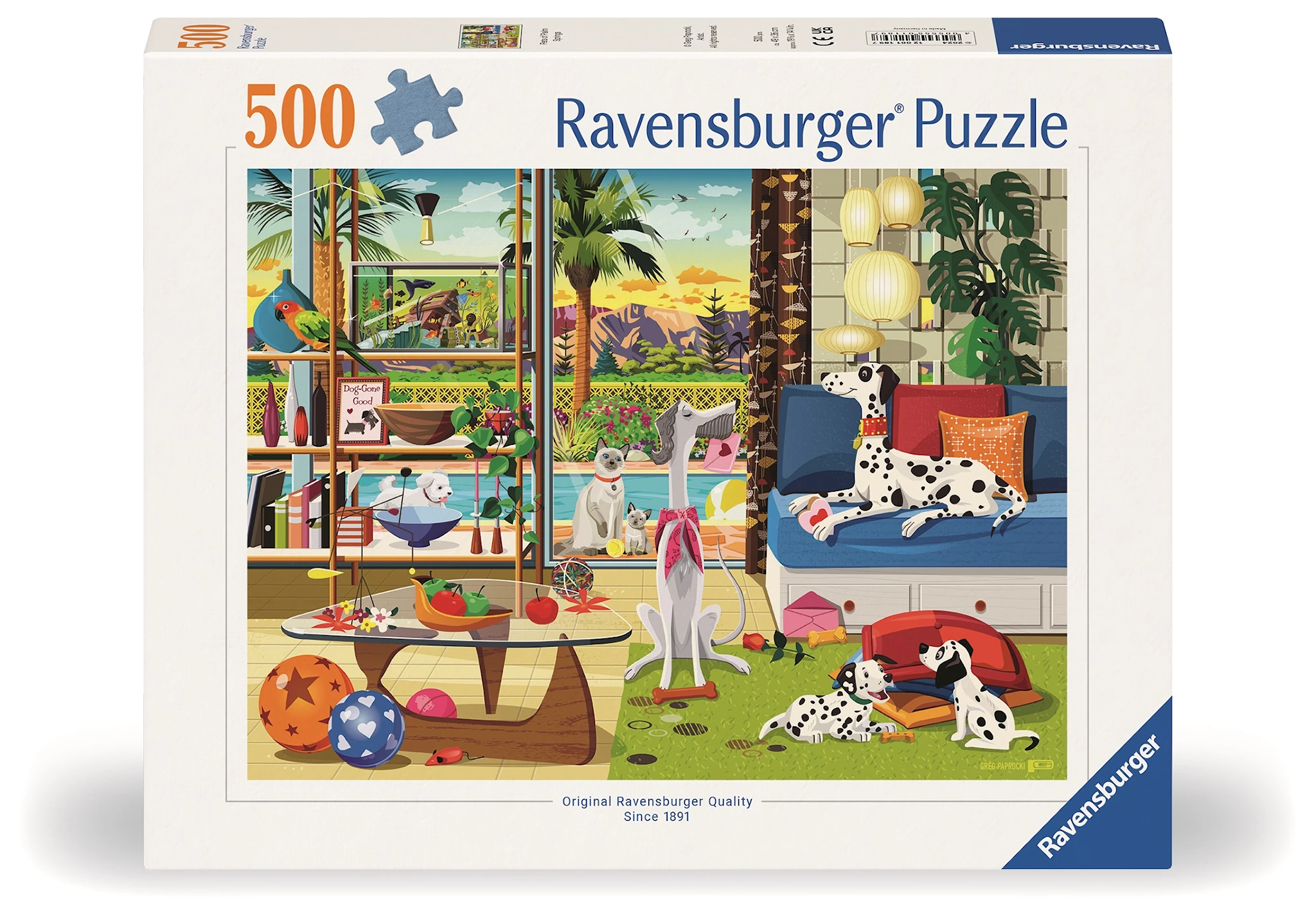 Tuotekuva ille Pets of Palm Springs 500p Ravensburger