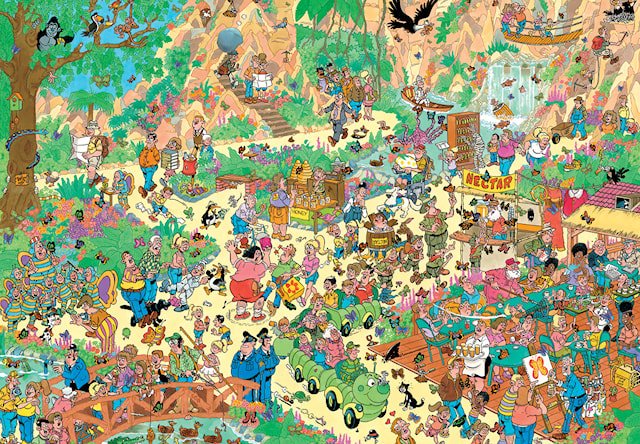 Produktbild 2 för Jan Van Haasteren Flutterly  Fabulous Pussel 2000 bitar