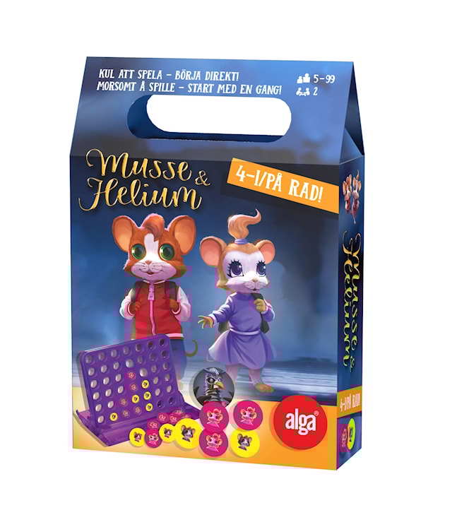 Produktbild 5 för Musse & Helium 4 i rad (SE/NO)