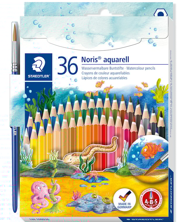 Akvarell Färgpennor 36-p Noris Club® Staedtler