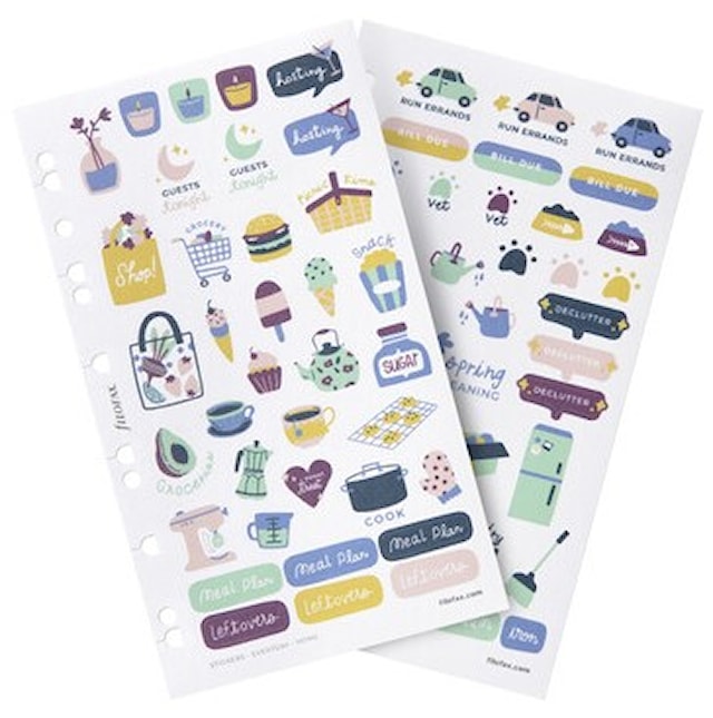 Produktbild 1 för Klistermärken A5/Personal Bullet Journal Home 284-pack