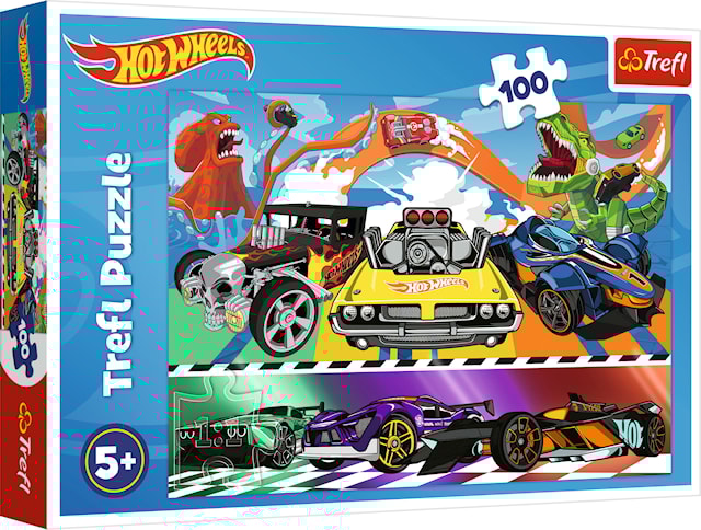 Palapeli Hot Wheels 100 palaa, Trefl