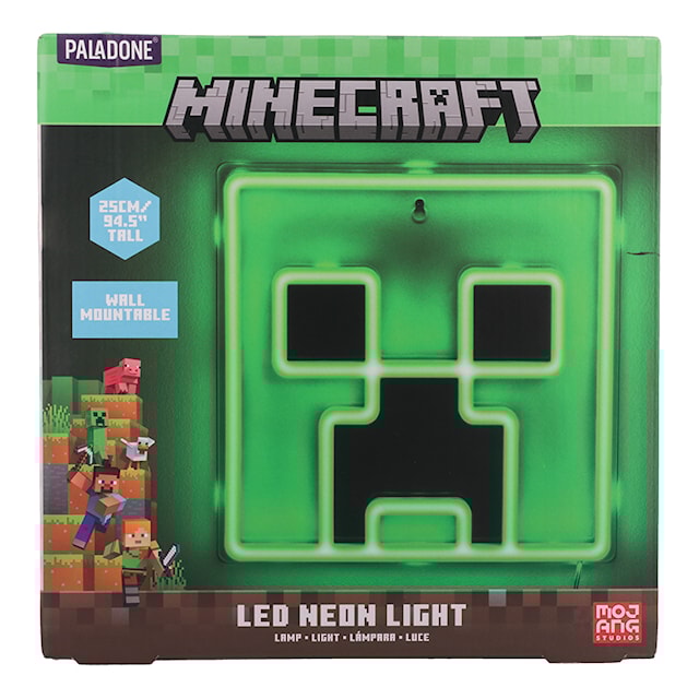 Produktbild 2 för Creeper Wall Mountable LED Neon Light, Minecraft
