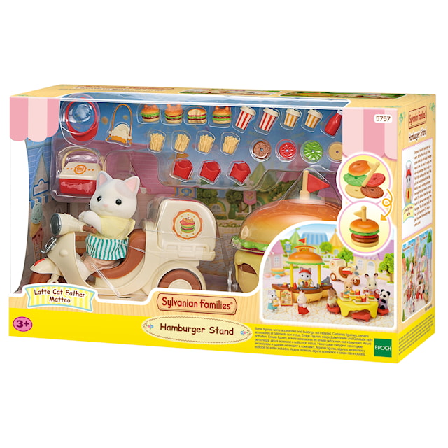 Produktbilde 5 for Hamburgervogn med figur Sylvanian Families