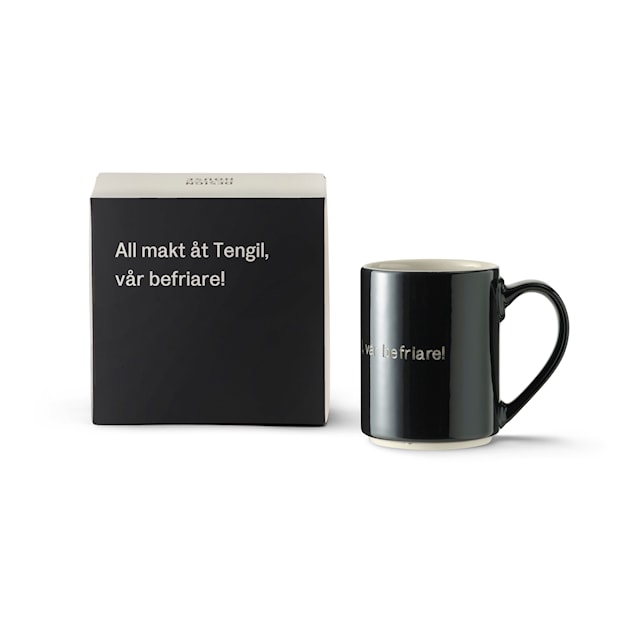 Produktbild 1 för Astrid Lindgren Mugg All Makt Åt Tengil 35 cl Svart, Design House Stockholm