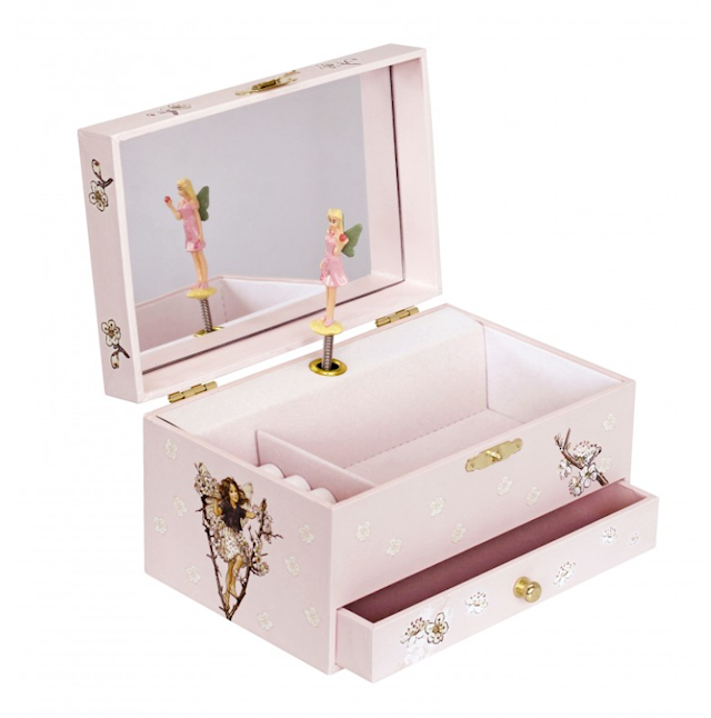 Produktbild 1 för Smyckeskrin Fairy Cherry Glow In The Dark Flower Fairies Trousselier