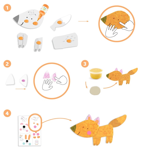 Produktbild 4 för Fingerfärg med De Yngsta Djeco