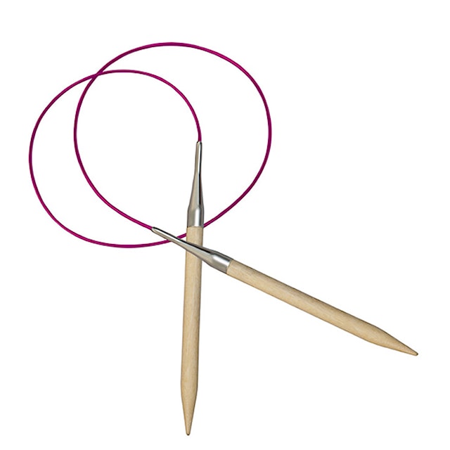 Jumperstrikkepinner Basix birch 100cm/15.00mm KnitPro