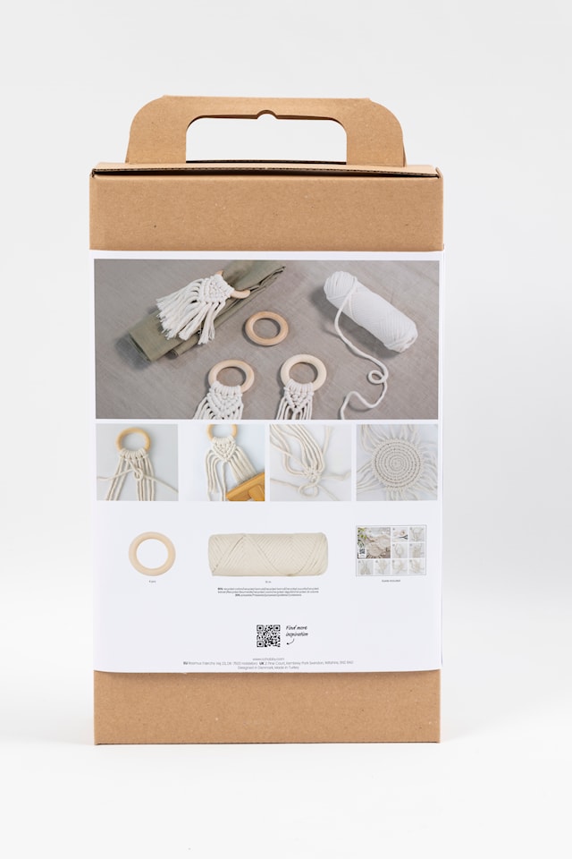 Produktbild 7 för DIY Makramé Bordsdekorationer Off-white Creativ Company