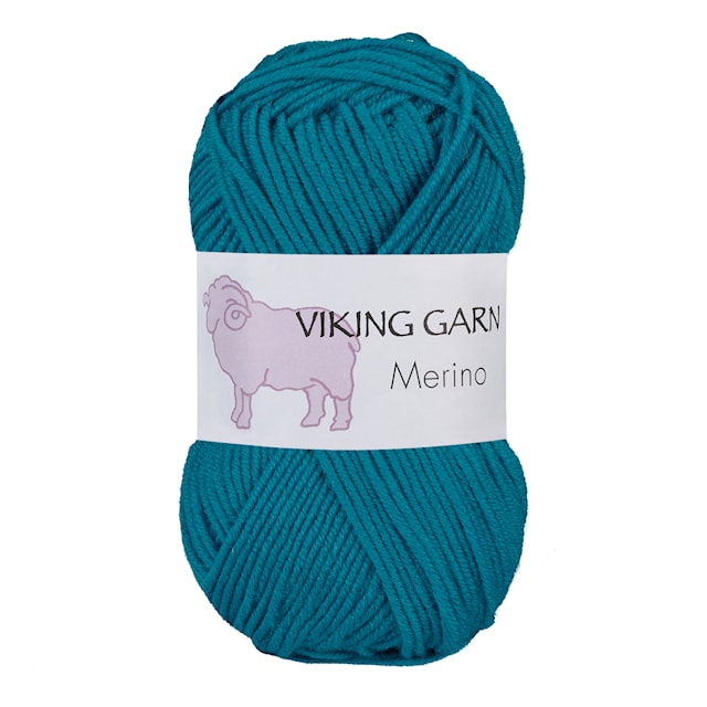 Viking Merino Garn 50 g Turkis 829 Viking Garn