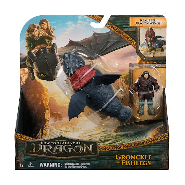 Tuotekuva 5 - Dragons Movie Figurset  Gronckle & Fishlegs