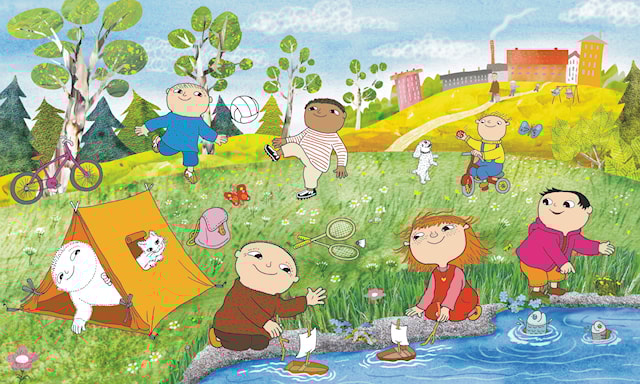 Produktbild 2 för Alfons Åberg Vänskap pussel 100 bitar Kärnan