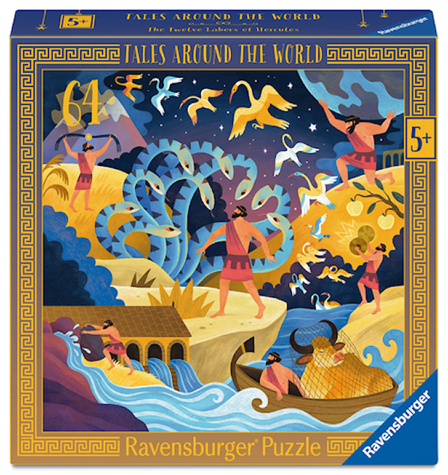Produktbilde 1 for Ravensburger Puslespill med Herkules' tolv verk, 64 brikker