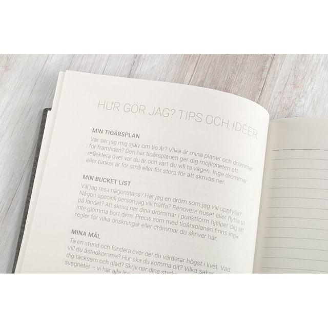 Produktbild 3 för 10-Års Dagbok A5 Denim Paperstyle