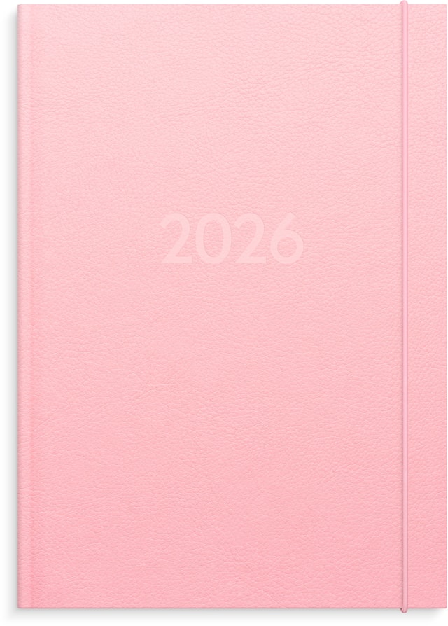 Produktbild 1 för Kalender 2026 A5 Senator Vega Rosa Burde