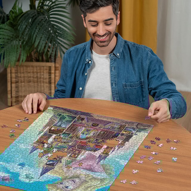Produktbilde 3 for Disney slott Tornerose Puslespill 1000 brikker, Ravensburger
