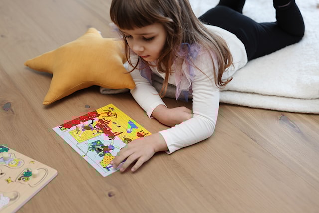 Produktbilde 3 for Pippi Langstrømpe Trepuslespill 30 Brikker, Micki