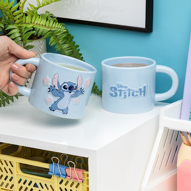 Produktbild 5 för Stitch Präglad Mugg Paladone