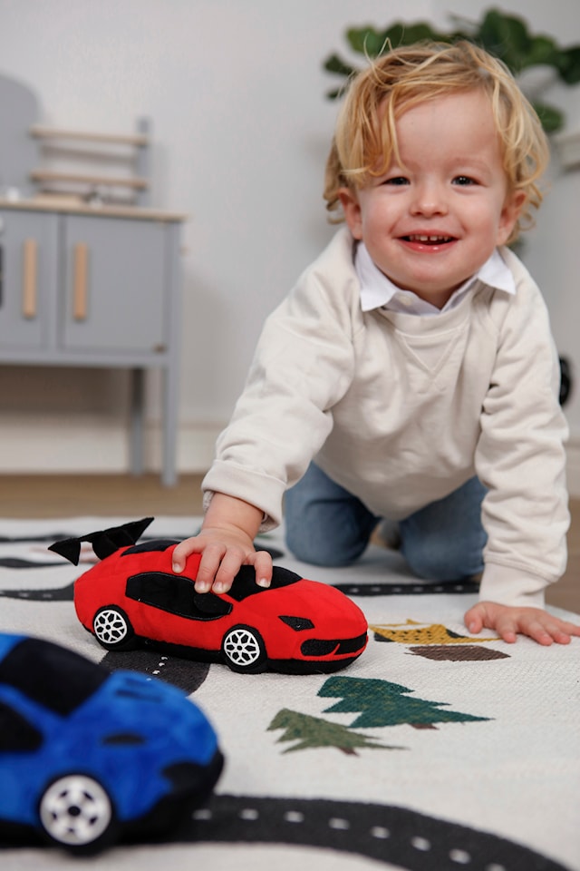 Tuotekuva 2 - Urheiluauto Nallelelu 22 cm Sininen Teddykompaniet