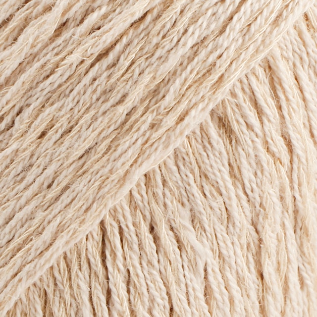Belle Uni Colour Garn Bomullmiks 50 g Lys beige 03 Drops