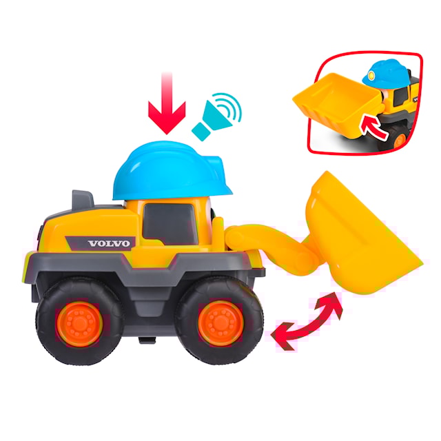 Produktbild 3 för ABC Volvo Lucy Loader med Ljud Simba Toys