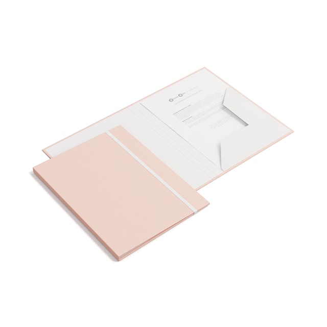 Produktbilde 2 for Mappe Paulina A4 Dusty Pink Bigso Box of Sweden