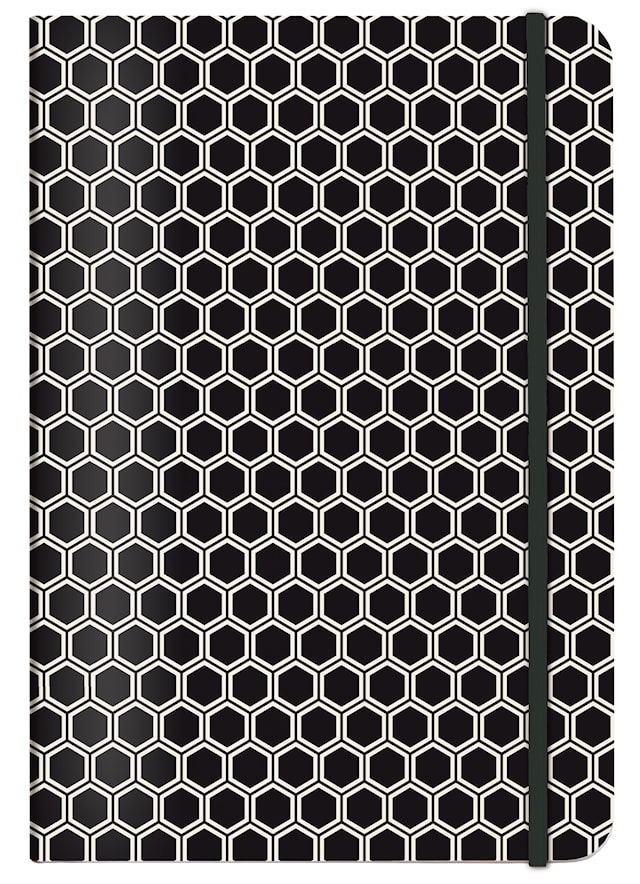 Produktbild 1 för Anteckningsbok A5 Hexagon Linjerad 192 sidor Cedon