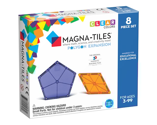 Produktbild 5 för Magna-Tiles Polygons 8 Delar Expansionsset