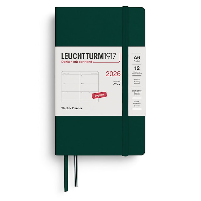 Weekly Planner 2026 A6 Soft Forest Green Leuchtturm1917