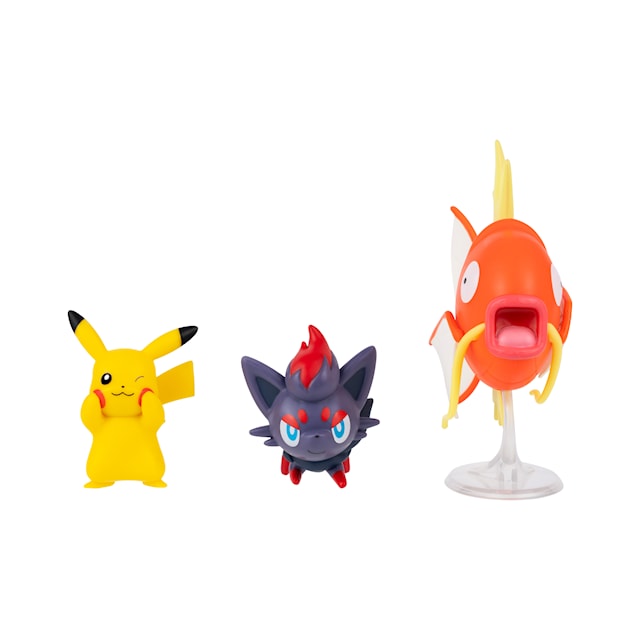Tuotekuva 1 - Pikachu/Magikarp/Zorua 3-pack Figuurit Pokemon