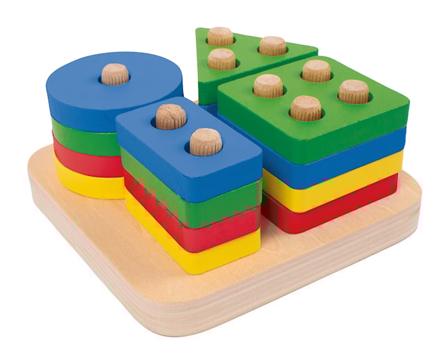 Produktbilde 1 for Geometriske Former Sorteringsspill MyPauze