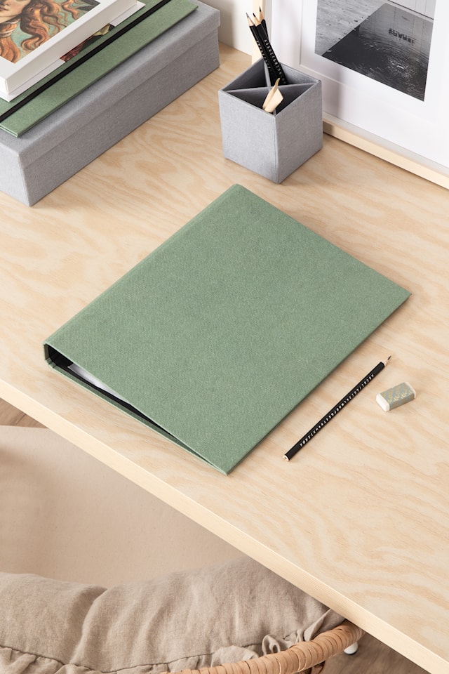 Produktbilde 5 for Ringperm Ringo A4 Soft Teal Bigso Box of Sweden