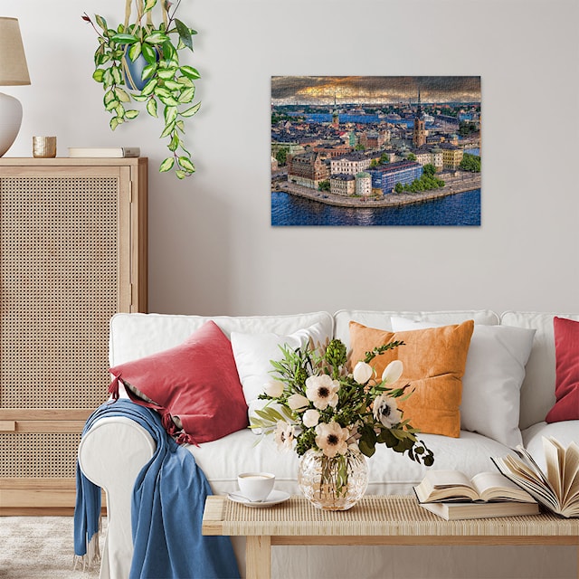 Produktbild 4 för Pussel Scandinavian Stockholm Sweden 1000 bitar, Ravensburger