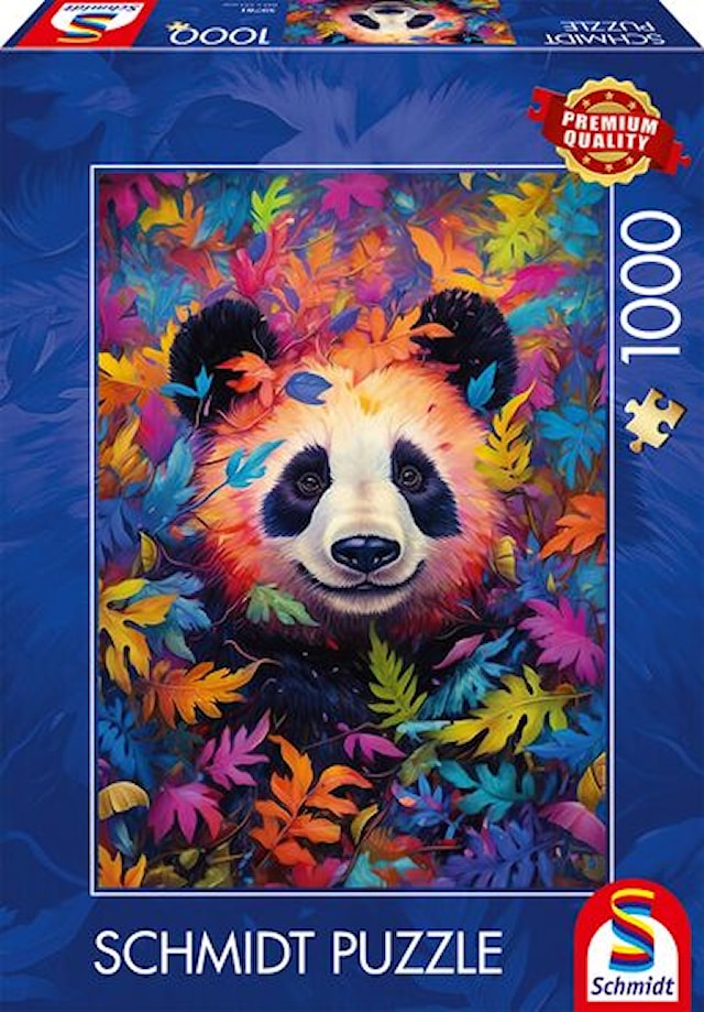 Produktbilde 1 for Panda In A Rainbow-Coloured Forest Puslespill 1000 Brikker Schmidt