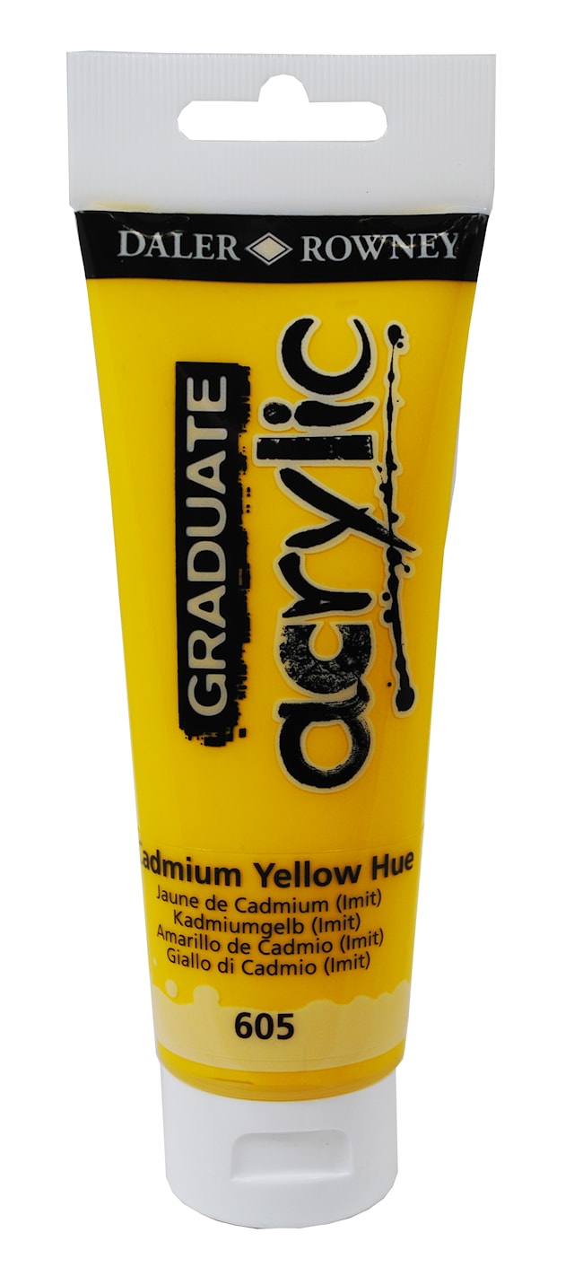Graduate Acrylic 120 ml Kadmiumkeltainen