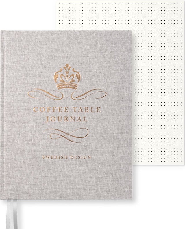 Tuotekuva 1 - Coffe Table Journal Royal 25,5 x 20 cm Nature 256 sivua Paperstyle