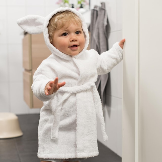 Produktbilde 1 for Badekåpe Rabbit, GOTS, Str. 74/80, Hvit, Summerville Organic