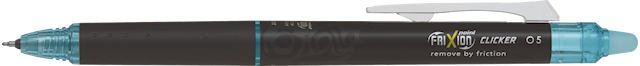 Produktbilde 1 for FriXion Point Clicker 0.5 - Geleblekkpenner - Lyseblå - Fine Spiss  Pilot