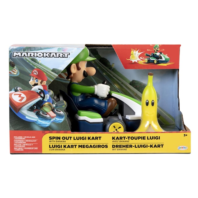 Produktbild 3 för Spin Out Mario Kart Luigi, Super Mario