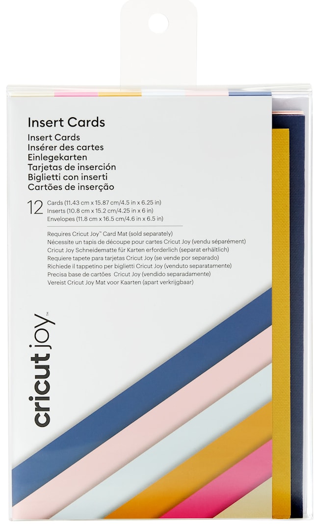 Cricut Joy Insert Cards Sampler Sensei, 12-p