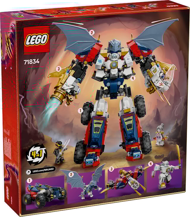 Produktbilde 3 for Zanes ultra-kombinasjonsrobot LEGO® Ninjago (71834)