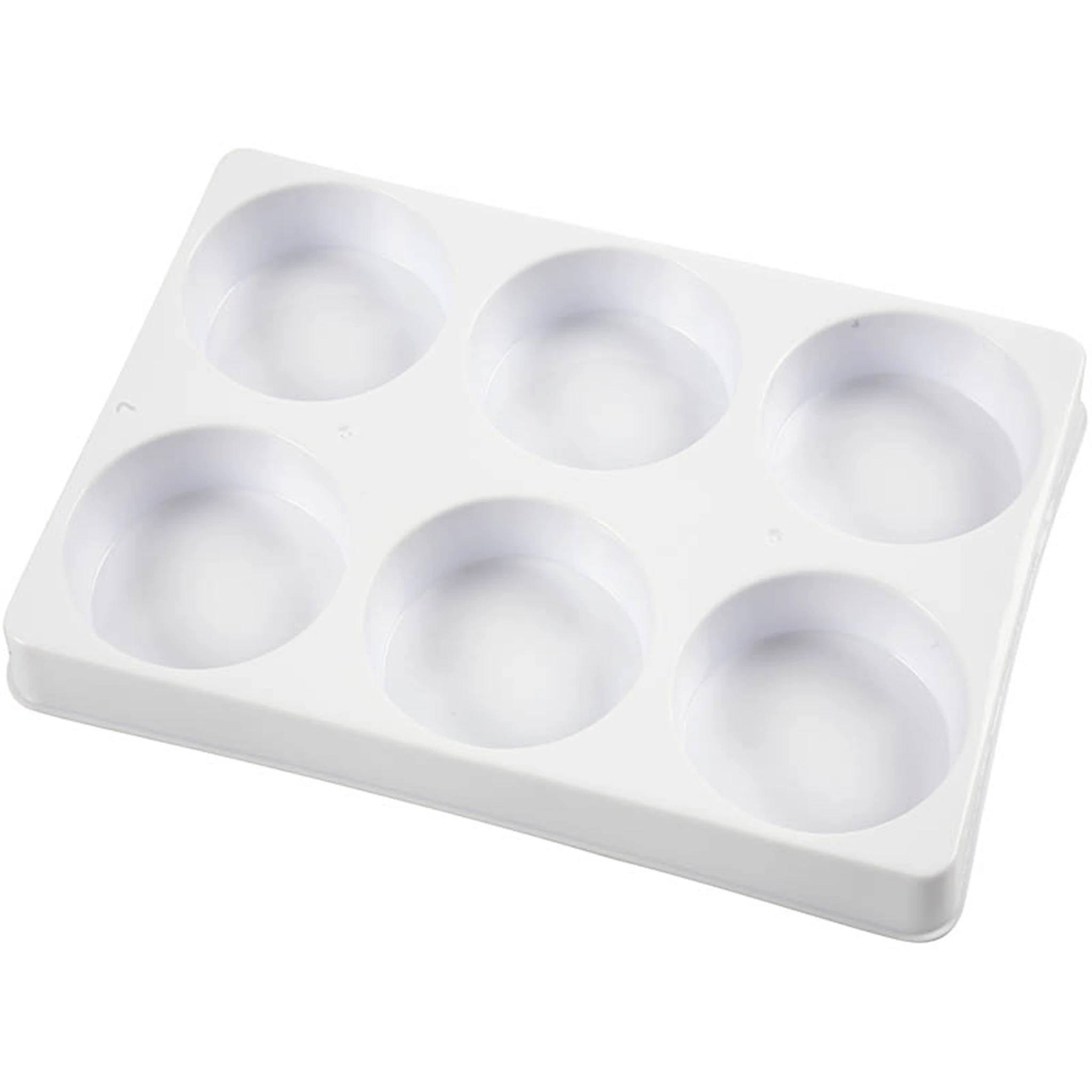 Produktbilde for Palett til vannfarge, dia. 57 mm, str. 15x21 cm, svart, 1 stk.