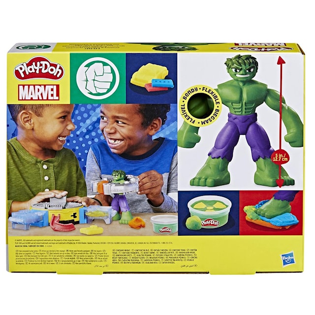 Tuotekuva 3 - Play-Doh Marvel Hulk & Squish Playset