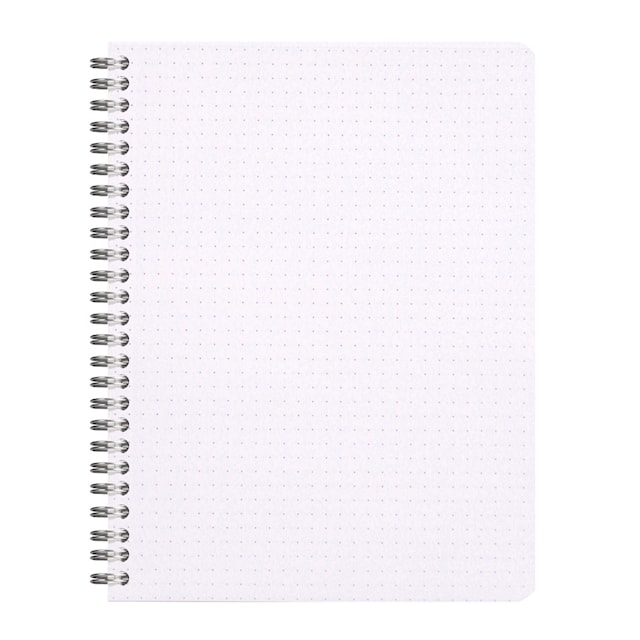 Produktbild 2 för Spiralblock Svart A5+ Prickat Rhodia