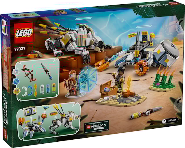 Produktbild 3 för Aloy och Varl mot Sköldkryp och Sågtand LEGO® Horizon (77037)