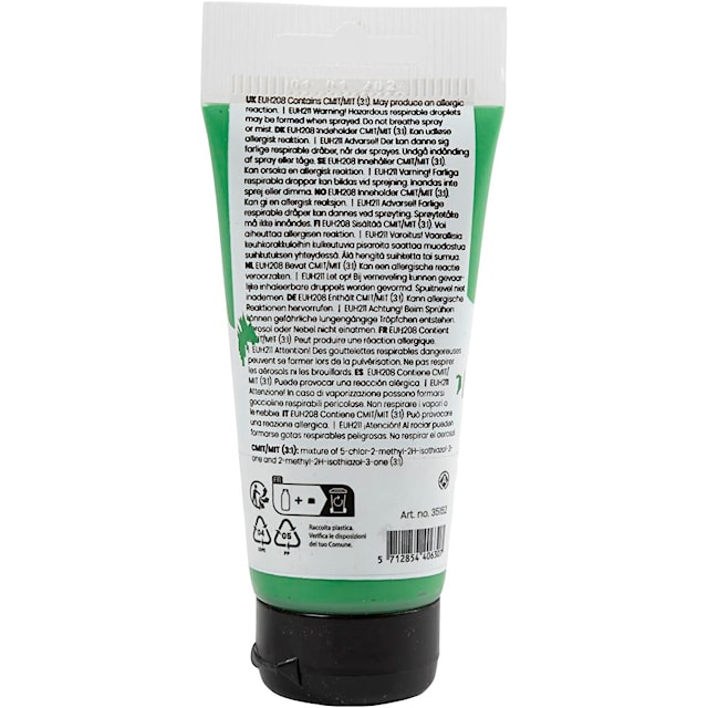Produktbild 3 för Akrylfärg Crome Green halvblank semi opaque 75 ml Pigment Art Acrylic
